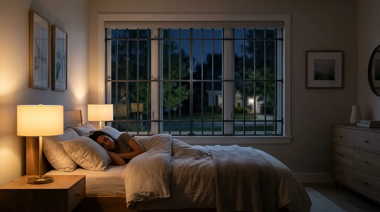 American bedroom night security