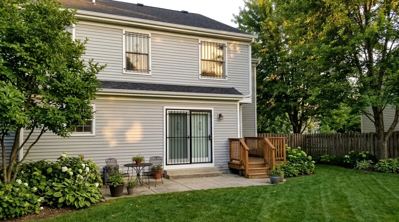 American home exterior security
