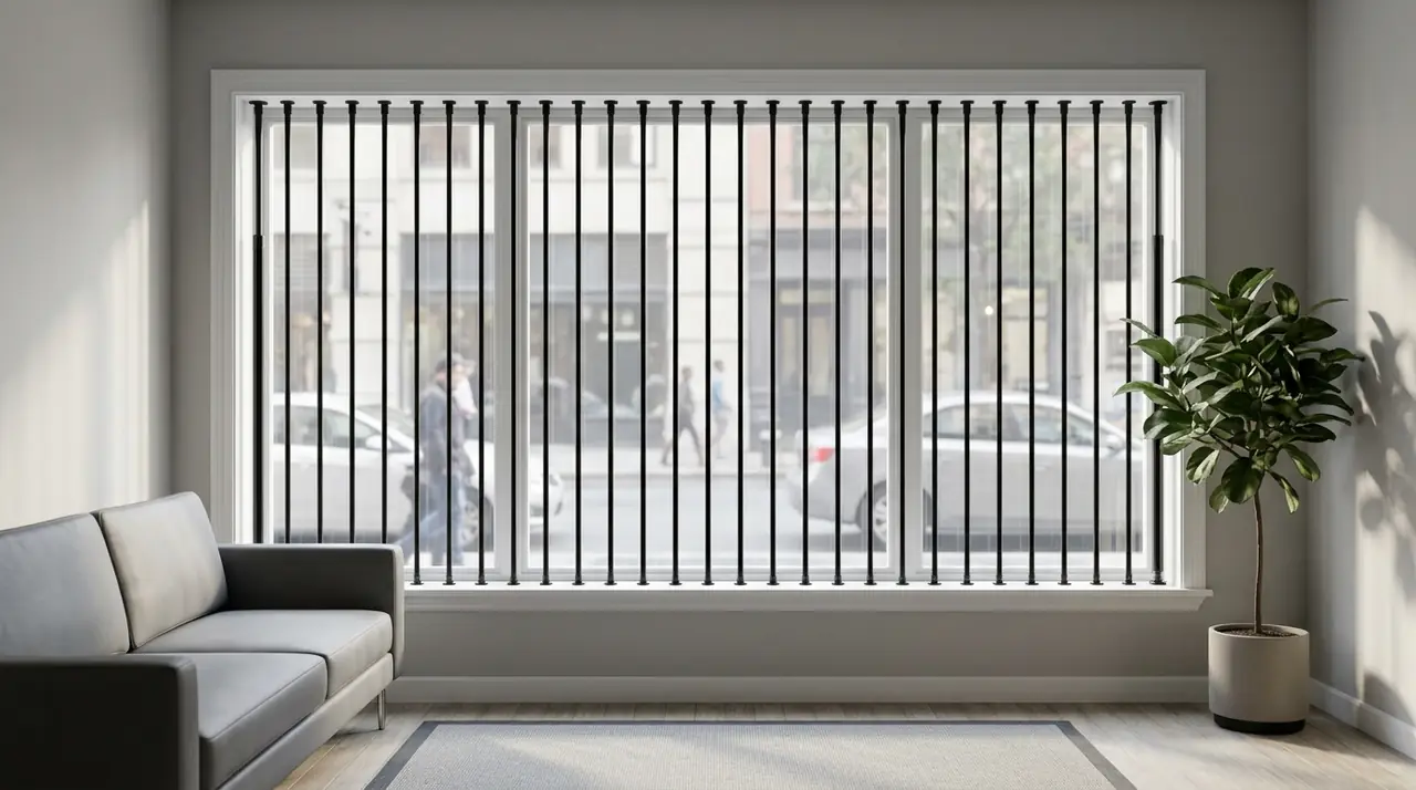 Apartment window security bars i