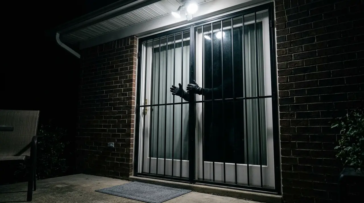 Burglar attempt blocked by bars