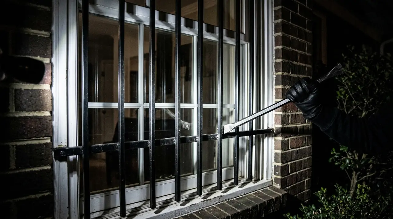 Burglar bars stopping attempted