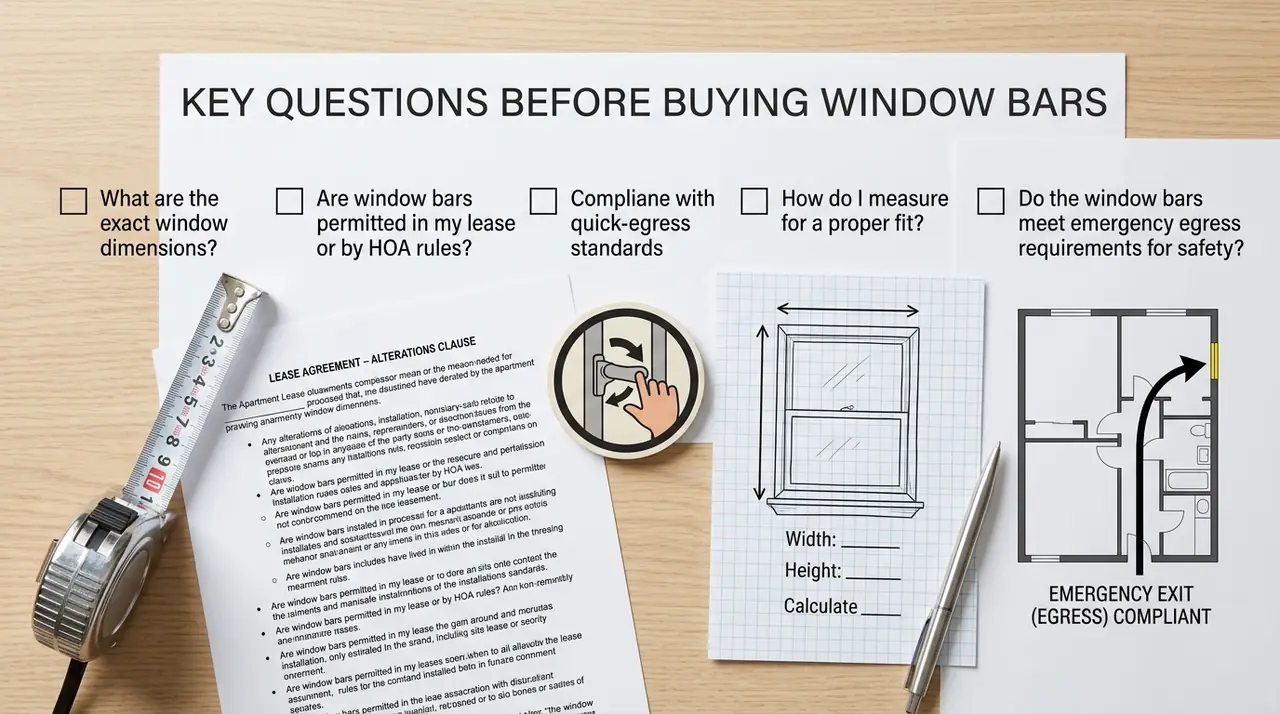 Checklist buying apartment windo