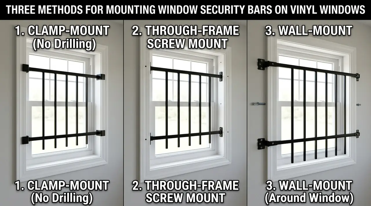 Comparison of three mounting met