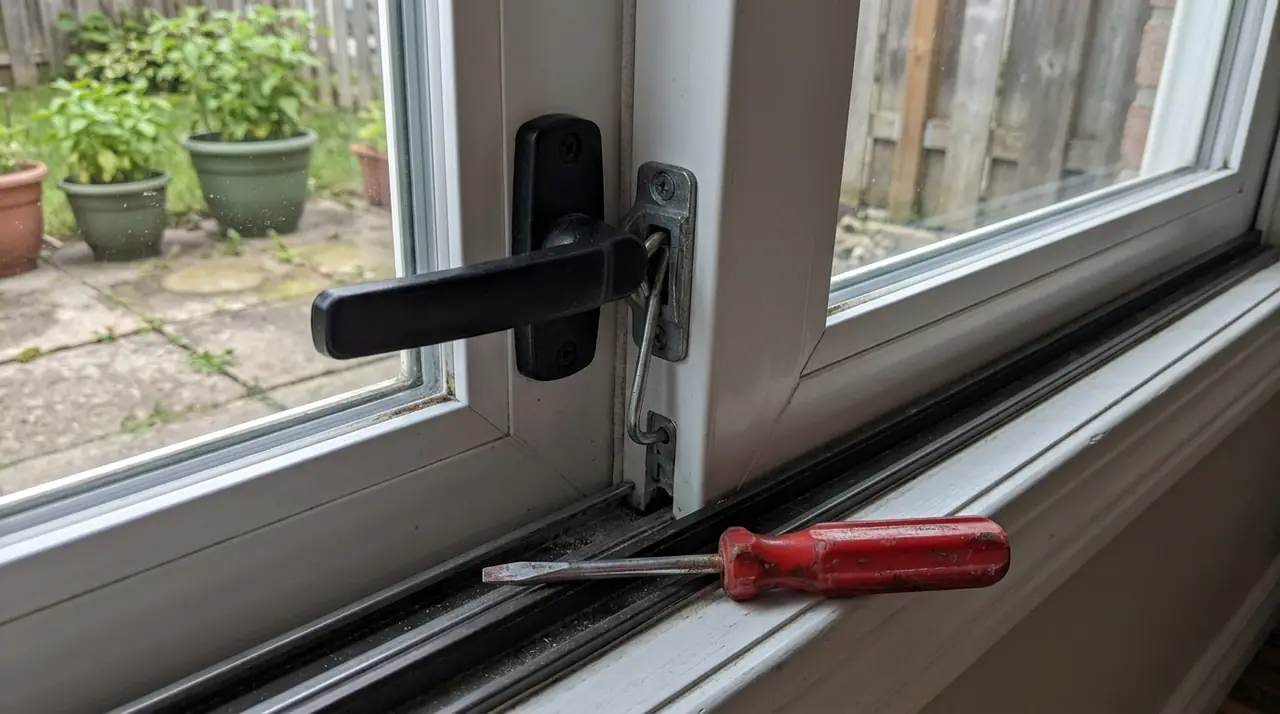 Factory latch vulnerable without