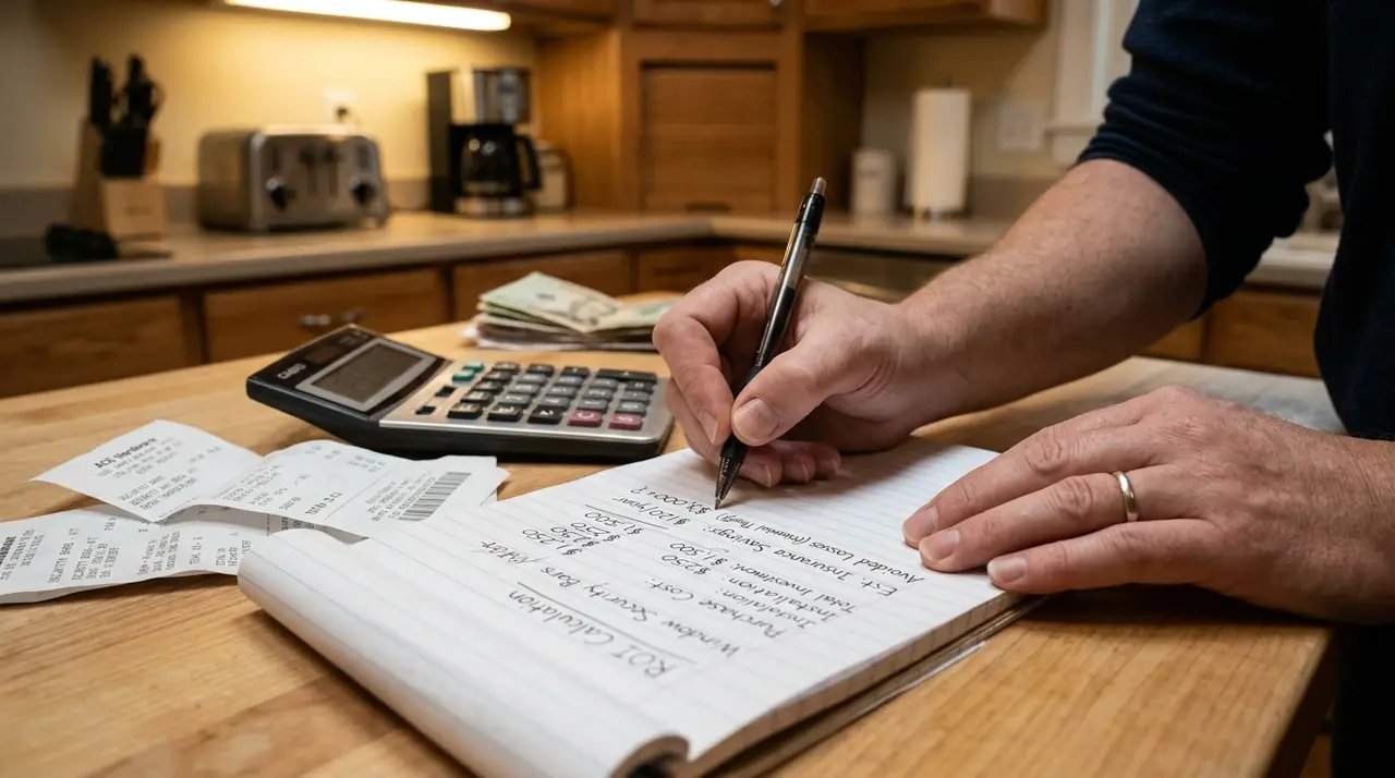 Homeowner calculating security b