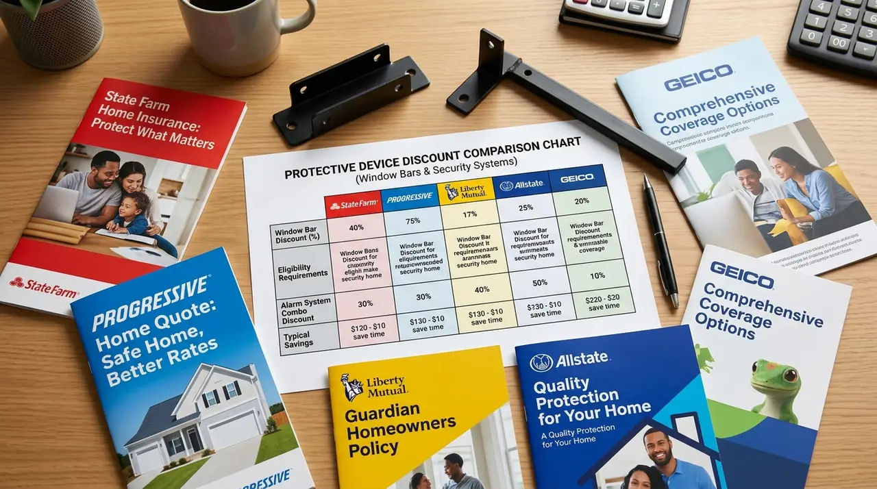 Insurance brochures comparing di