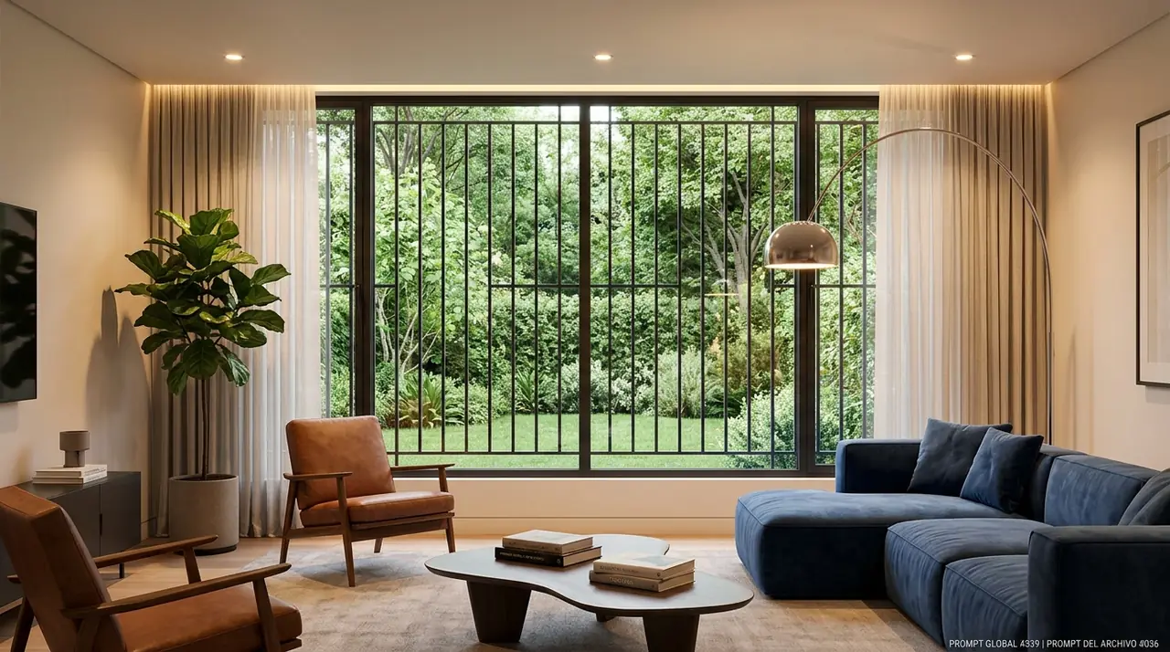 Interior bars blending home decor