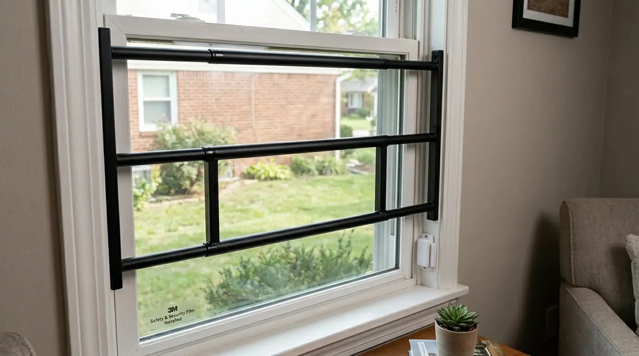 Layered window security american