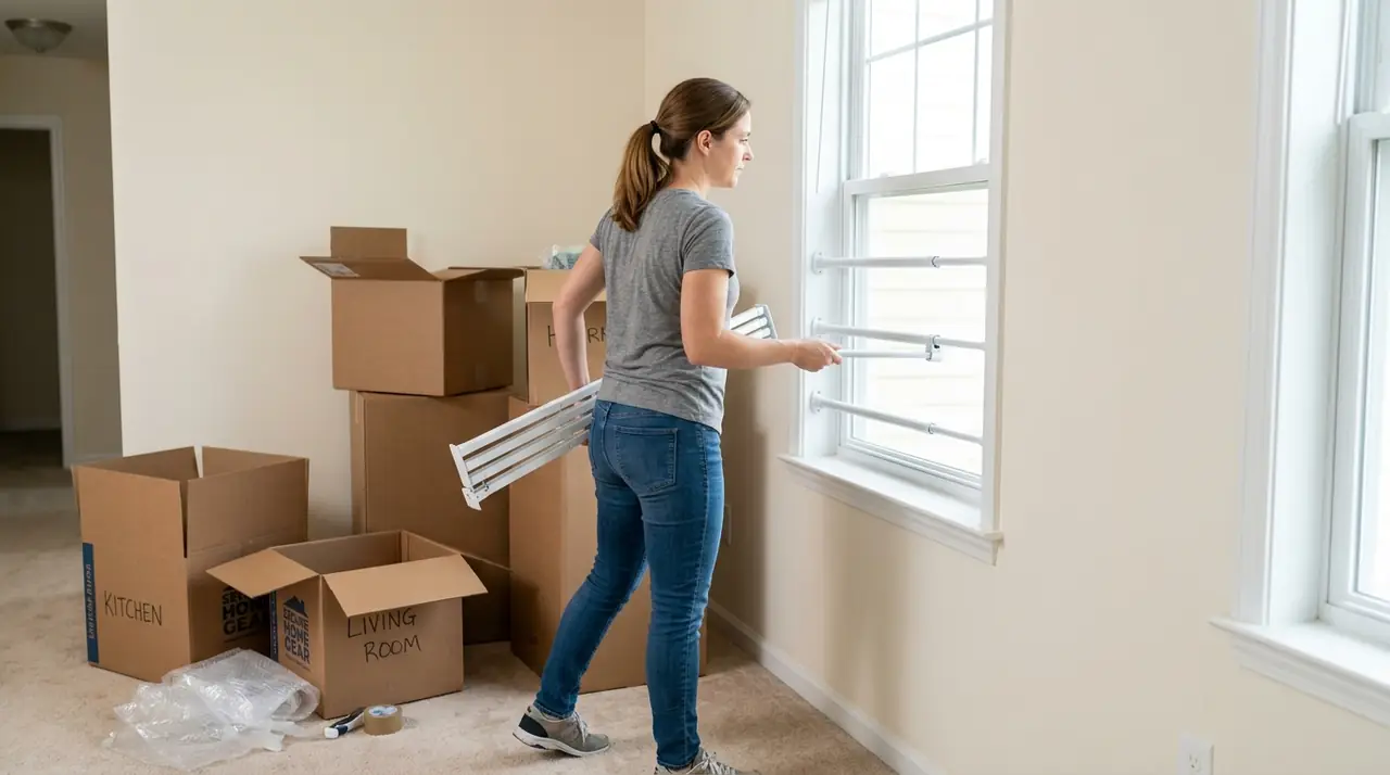 Renter removing window bars