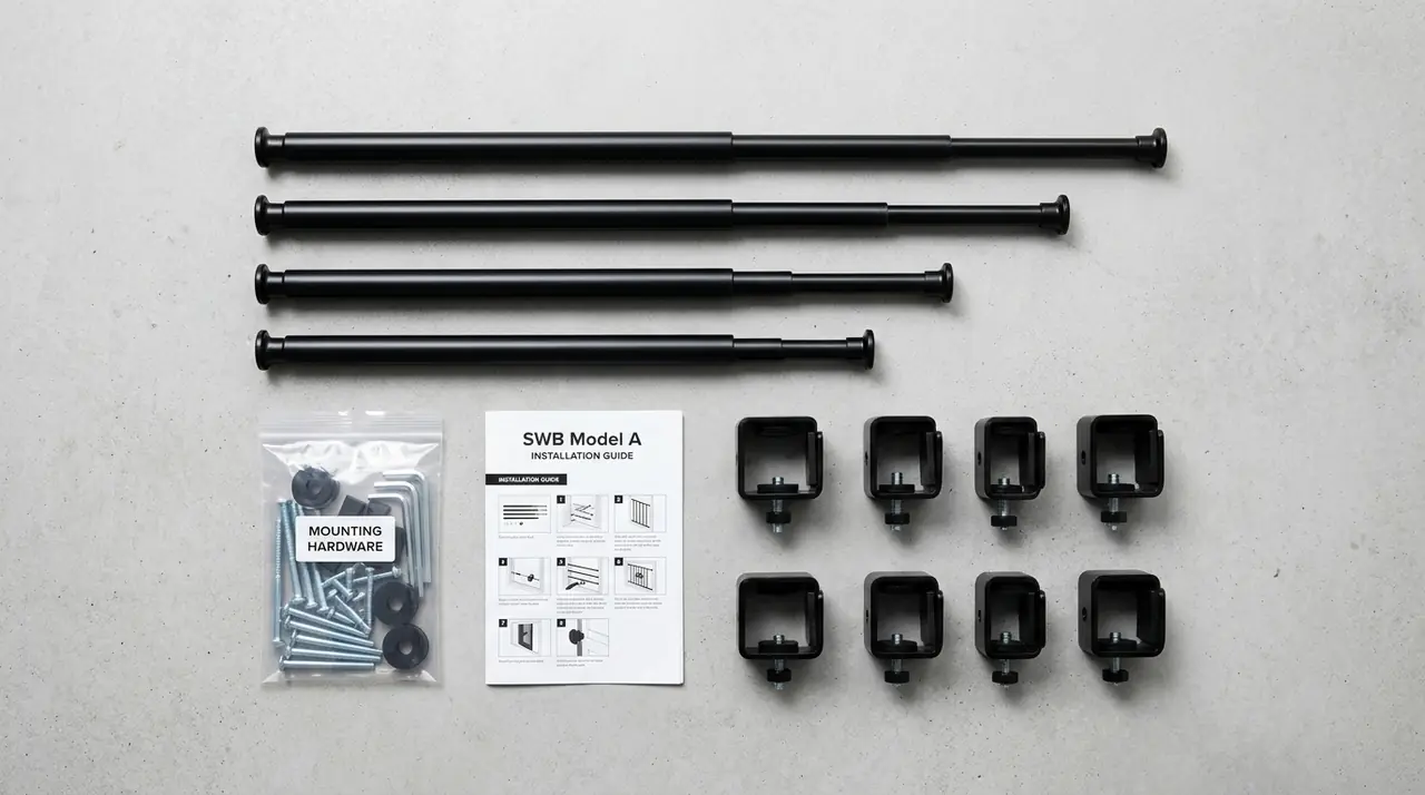 Swb window security bars kit