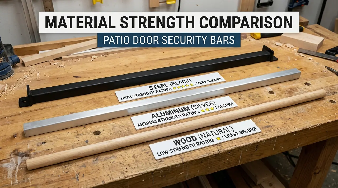Steel aluminum wood comparison
