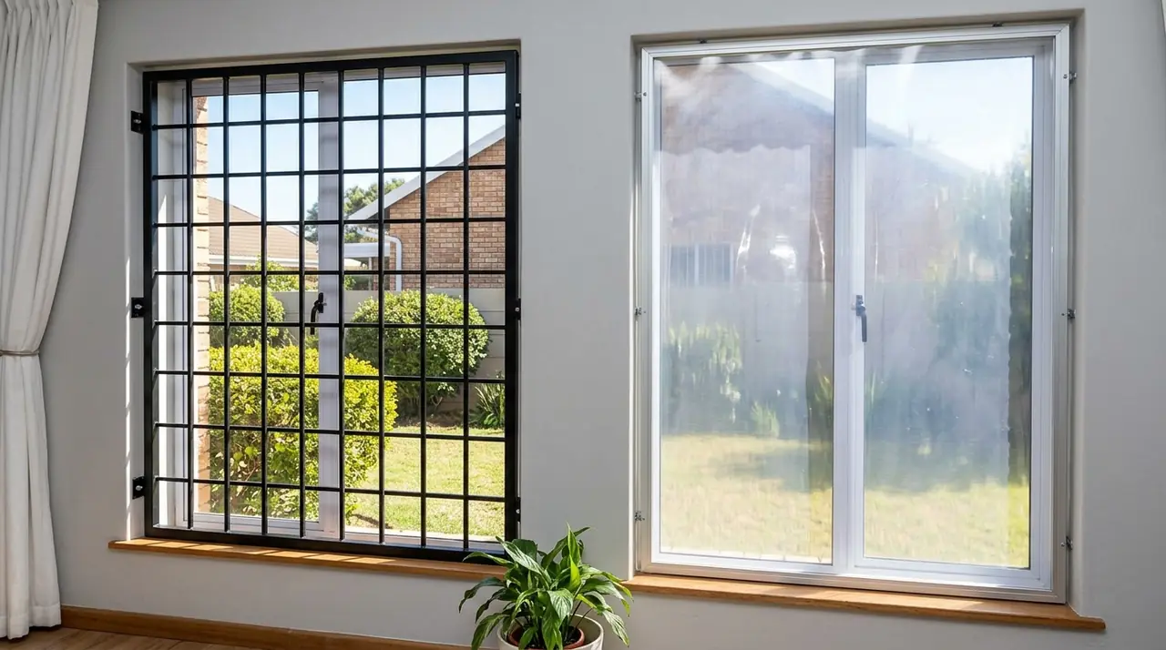 Steel bars versus polycarbonate