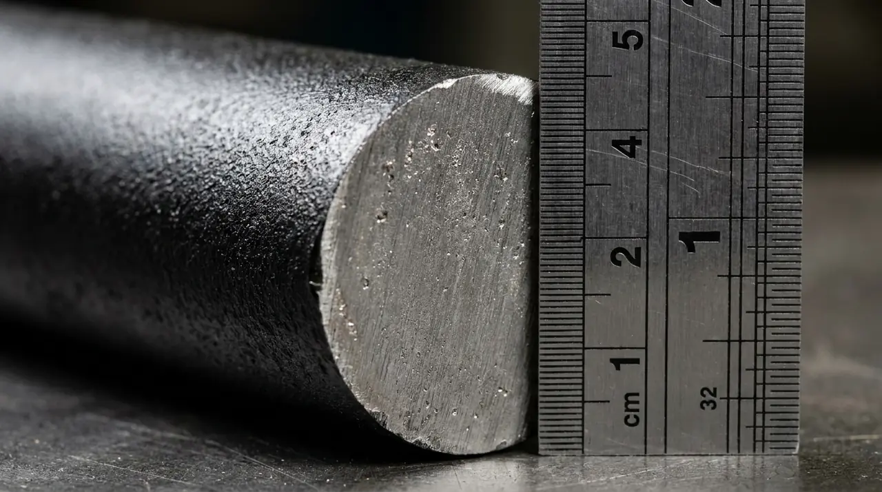 Steel window bar cross section