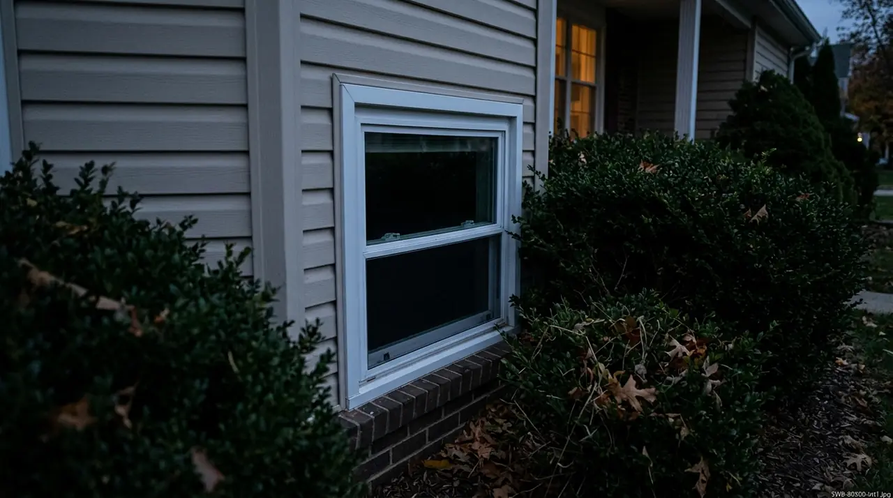 Vulnerable ground floor side window