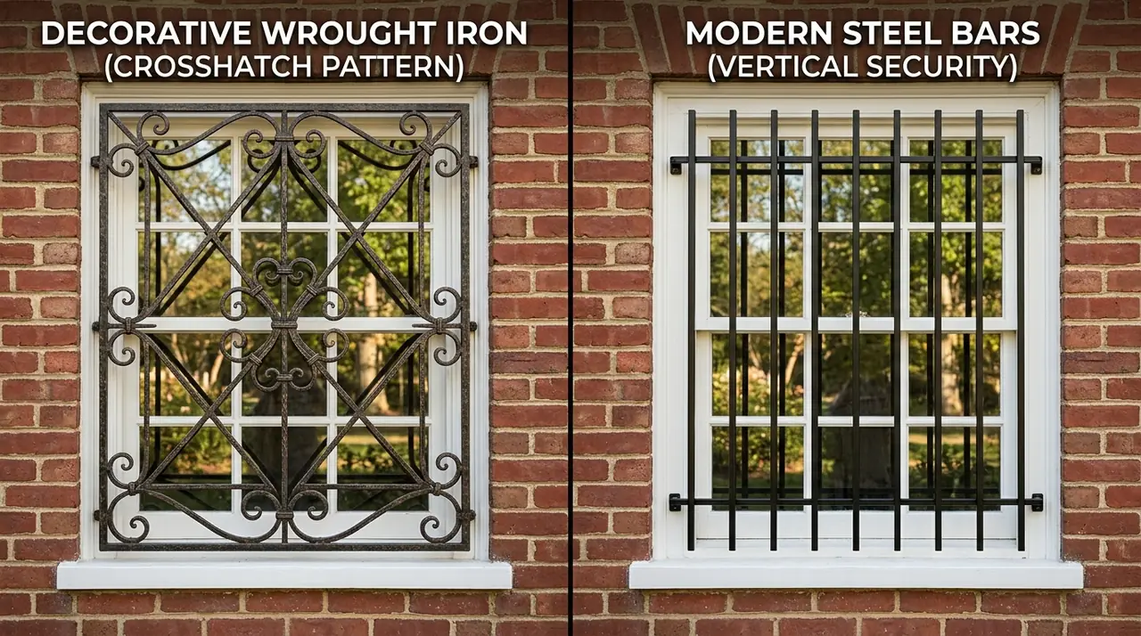 Window grates comparison modern