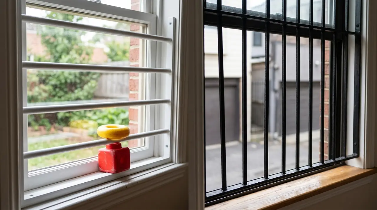 Window guard versus security bars