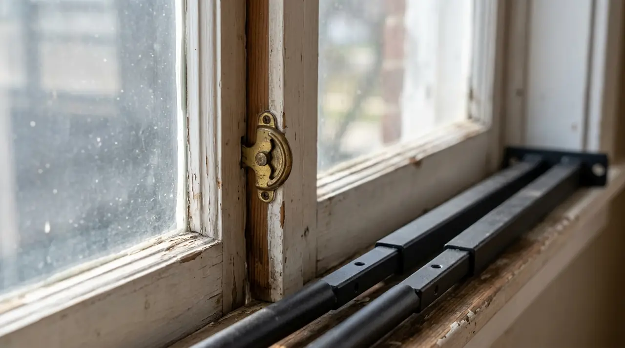 Window lock versus security bars