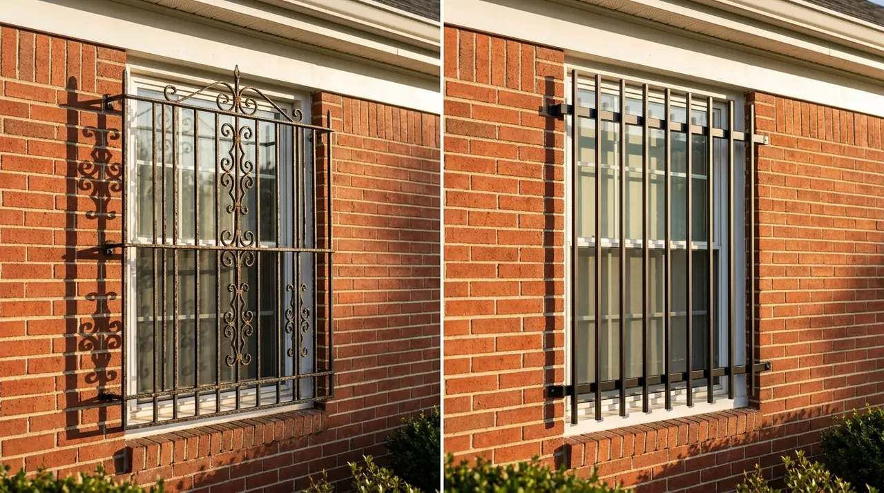 Wrought iron vs steel bars