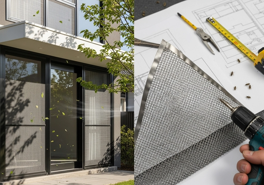 Security screens stainless mesh security window bars