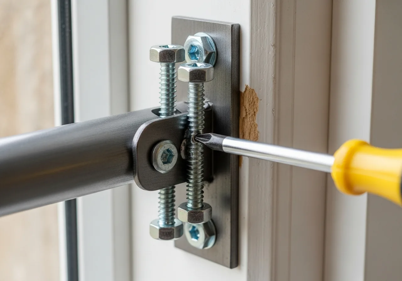Marking mounting points on window frame