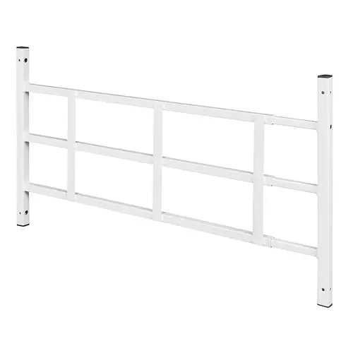 Segal Fixed Window Guard 23.5"–38" White 3-Bar