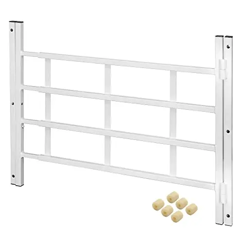 Prime-Line Hinged 4-Bar Window Grill White