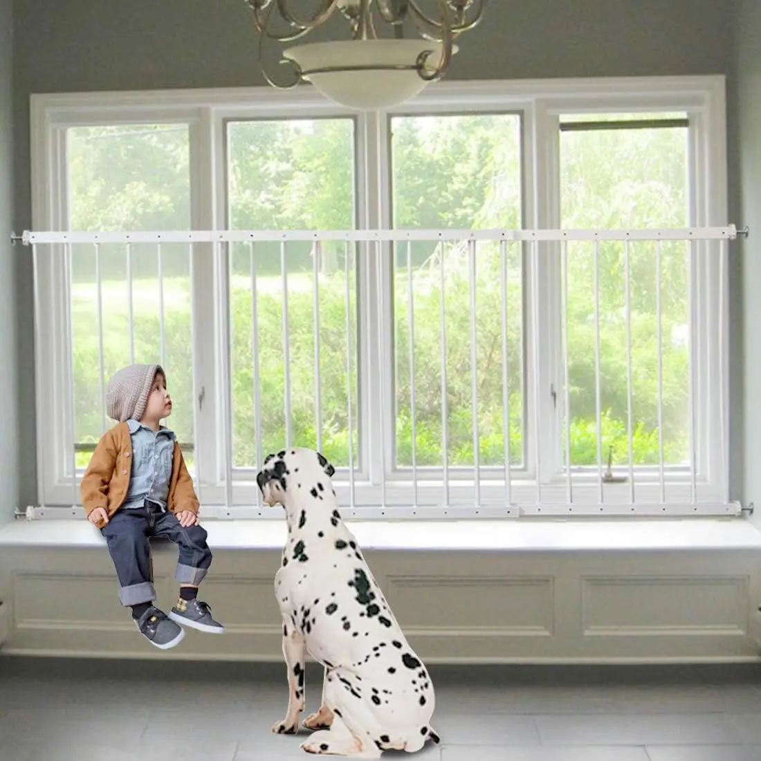 Fairy Baby Child Window Guard 36.6"–61.8" 2-Panel