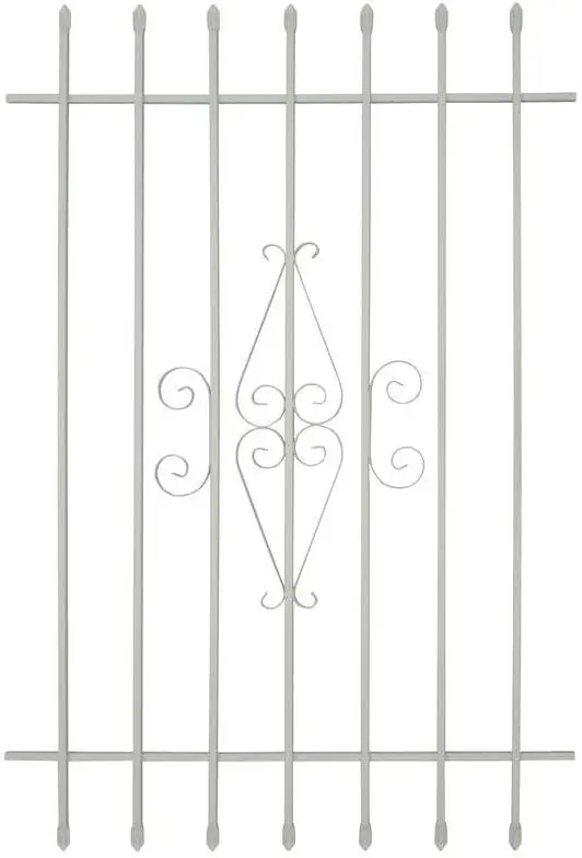 Grisham Spear Point 7-Bar 36"×54" White
