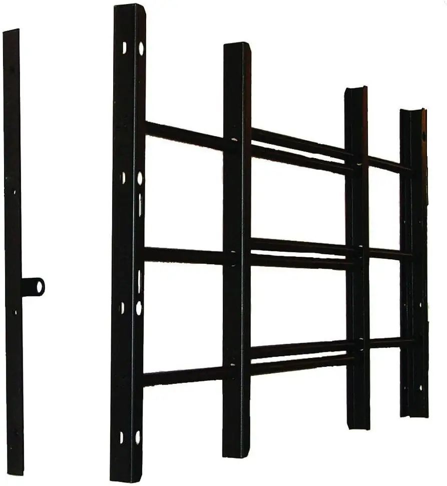 Grisham Spear Point Window Guard 3-Bar Black