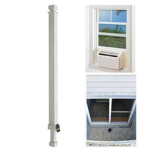 Ideal Security Sliding Window Bar White 16"–27"