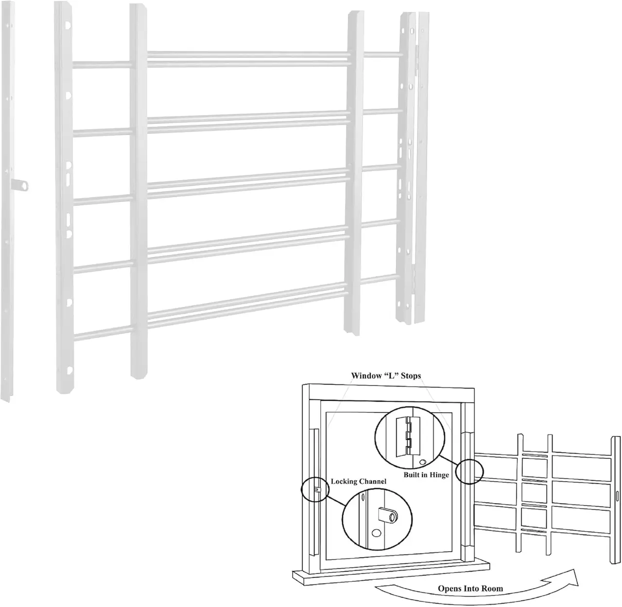 Grisham PP SPAG Black 5-Bar Quick-Release 22H