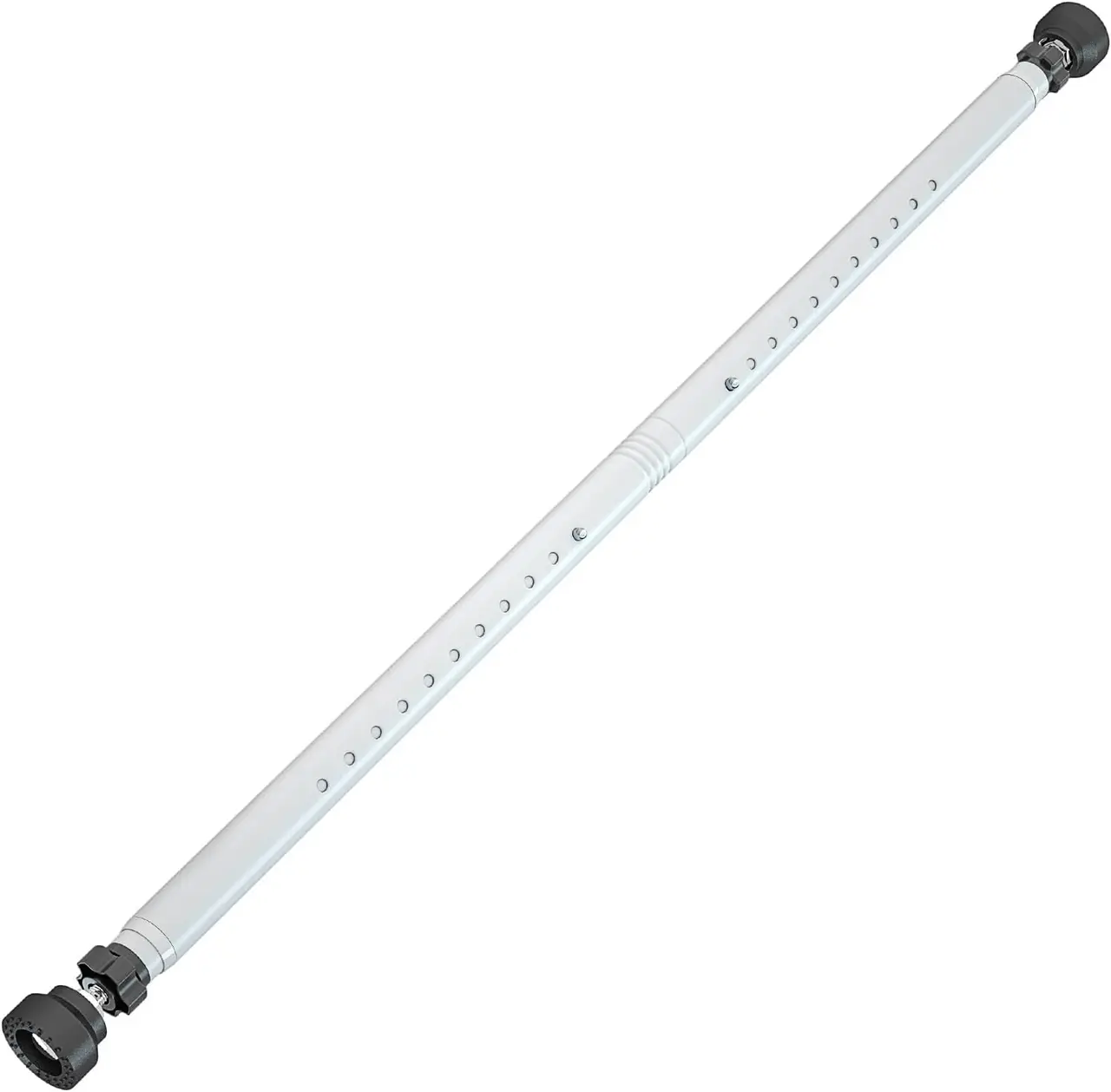 Aglaiprty Sliding Door Bar 16.5"–51" White