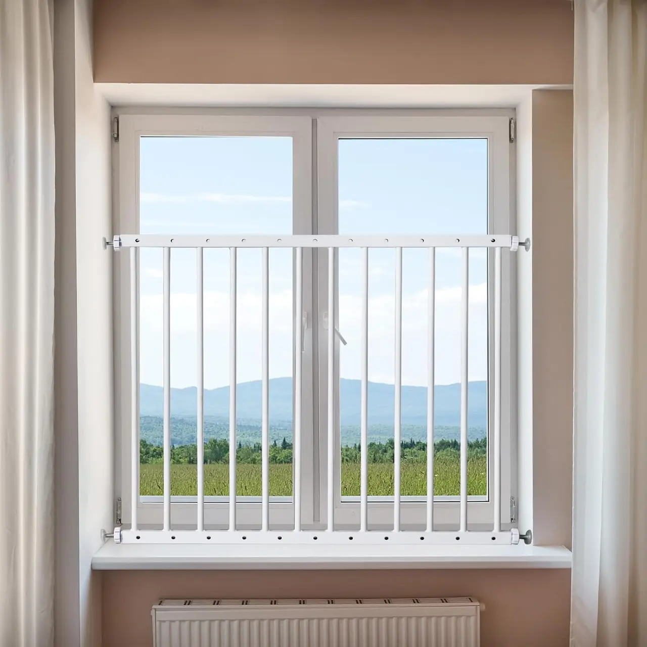 Window Safety Guards 20.5"–41.3" 2-Piece Kids