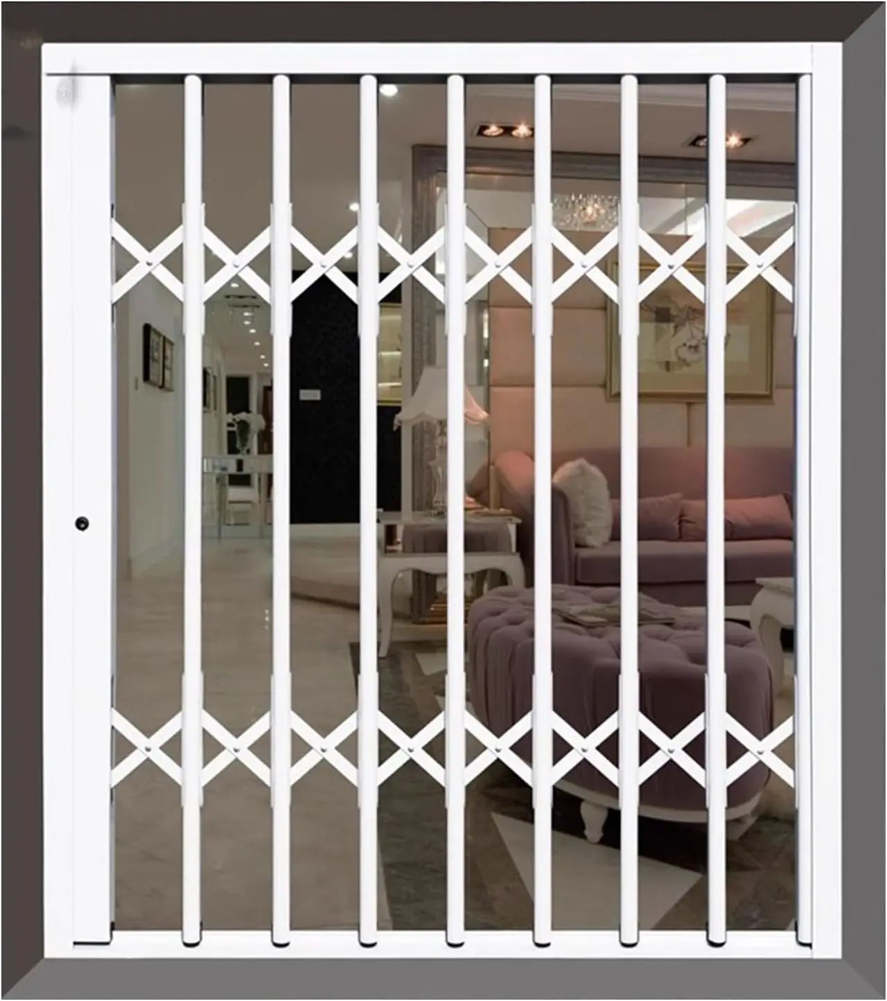 XILYZMO Retractable Window Guard 59"×39"
