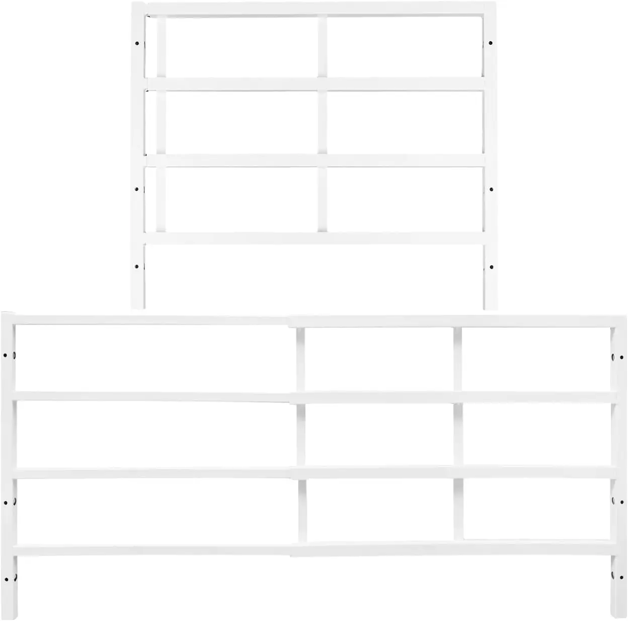 2-Pack Window Safety Guard 4-Bar Carbon Steel