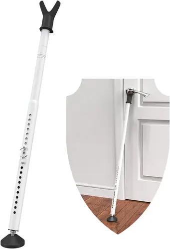 AEASKIEY Door Stopper Security Bar White