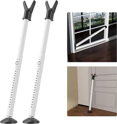 AEASKIEY Sliding Door Security Bar 2-Pack