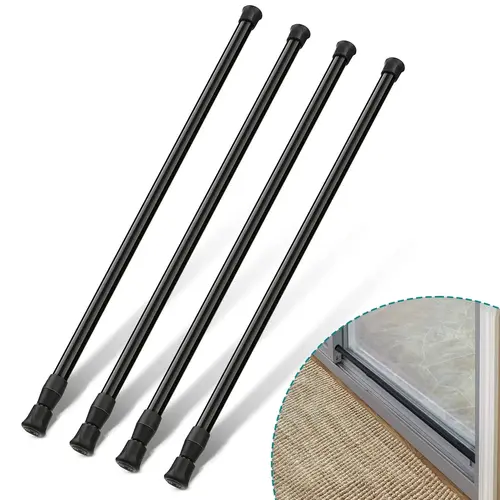 Trianu 4-Pack Spring Tension Bar 21.65"–35.4"