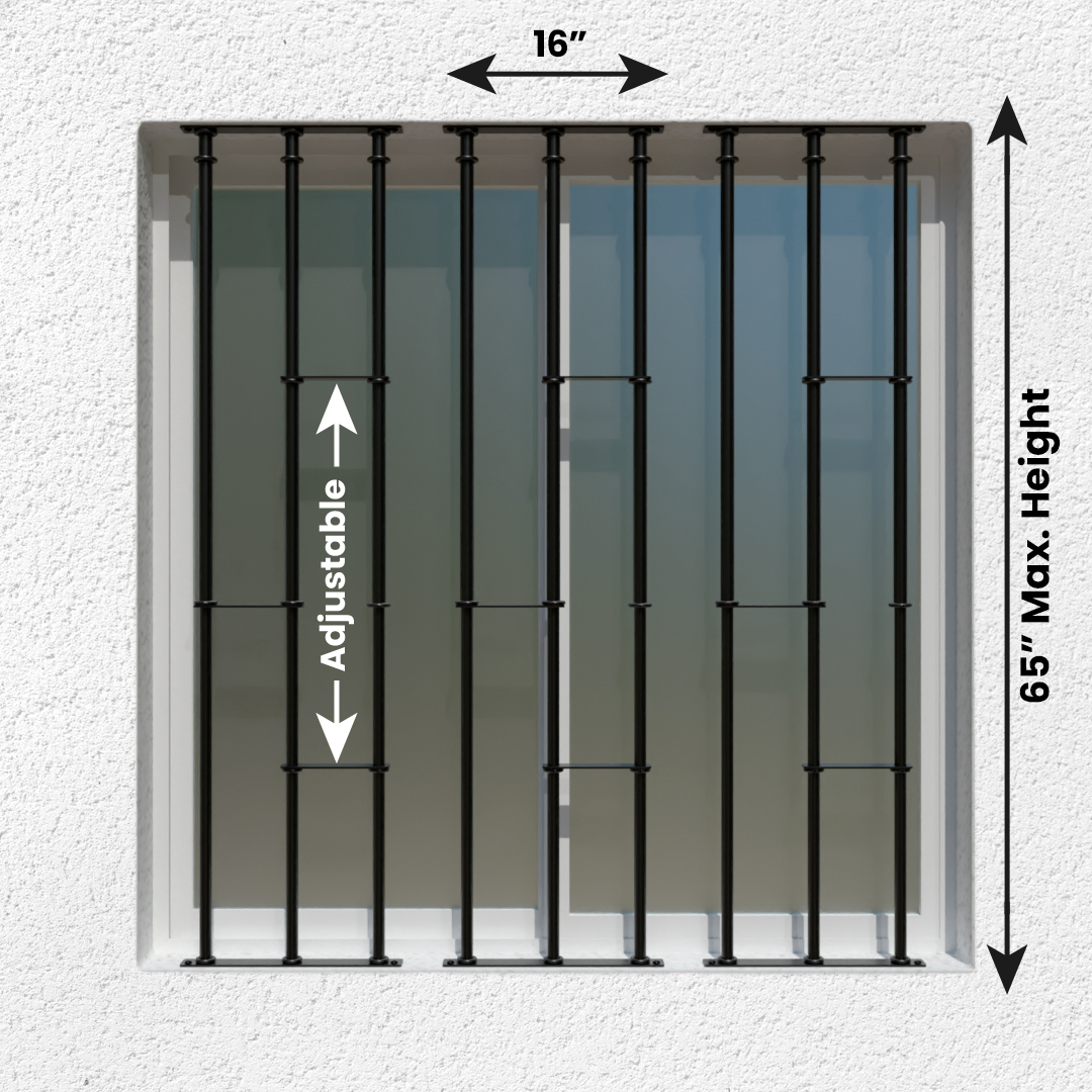 SWB telescopic security bars Adjustable