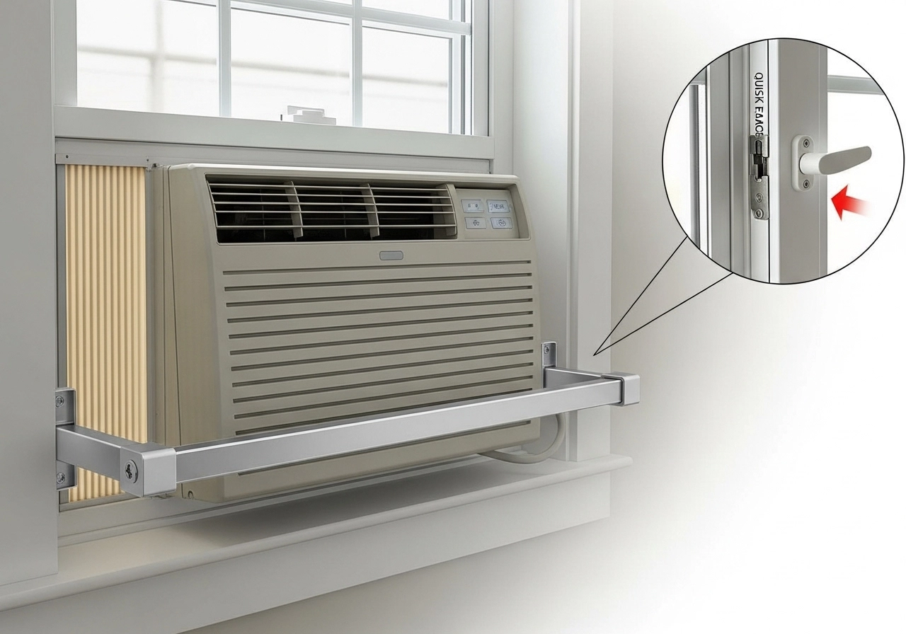 What a Window AC Security Bar Really Does