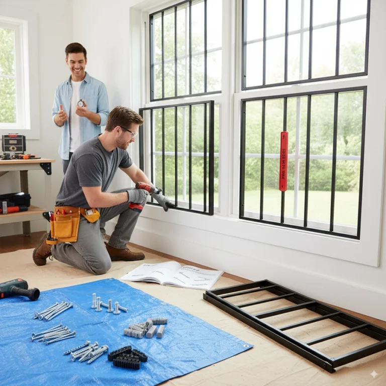 DIY Window Bar Installation