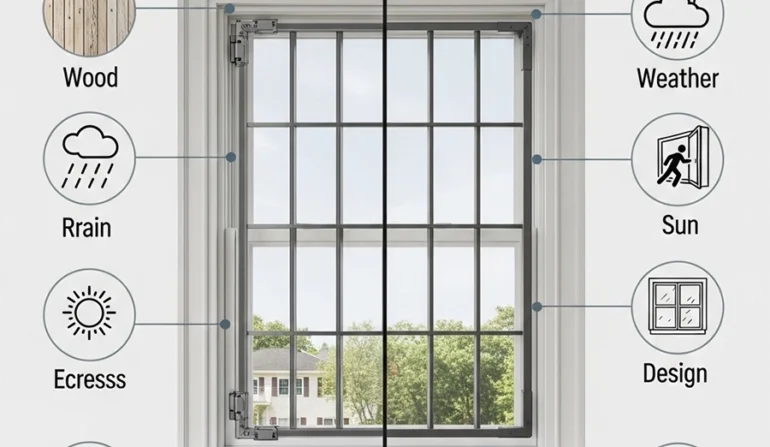 Interior vs Exterior Window Bars