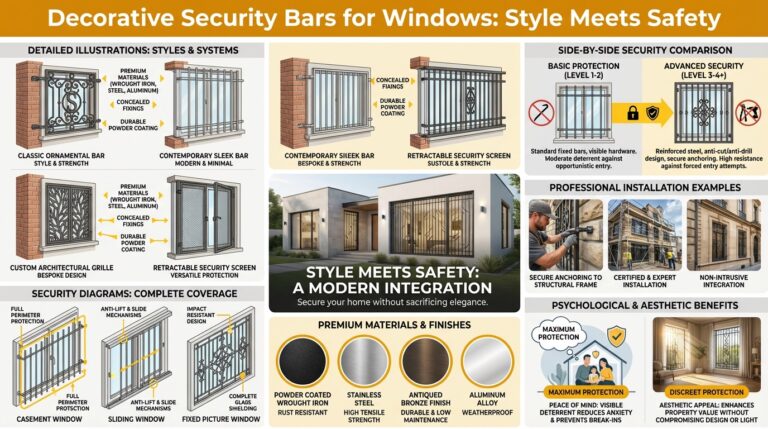 Decorative Security Bars for Windows: Style Meets Safety