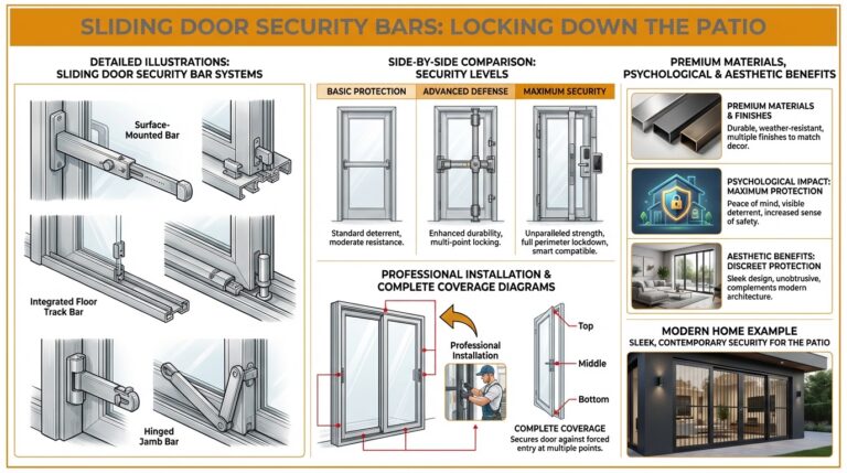 Sliding Door Security Bars: Locking Down the Patio