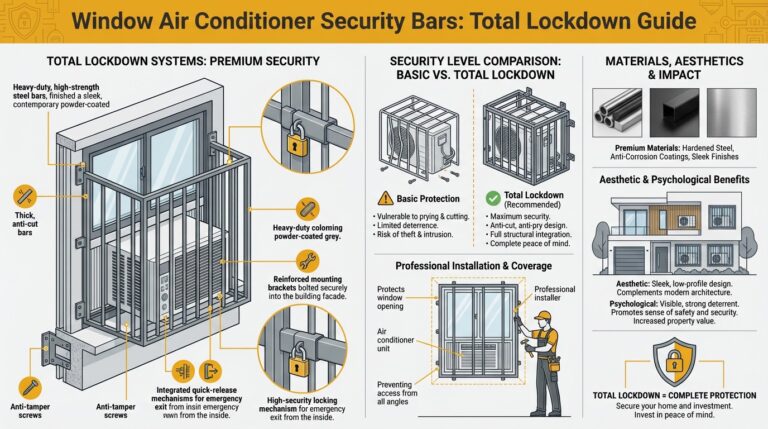 Window Air Conditioner Security Bars: Total Lockdown Guide