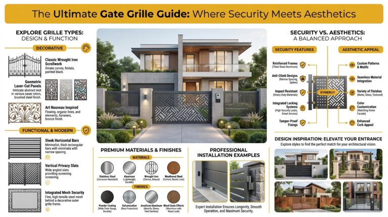 The Ultimate Gate Grille Guide: Where Security Meets Aesthetics