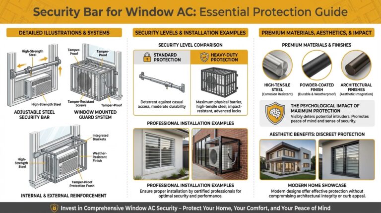 Security Bar for Window AC: Essential Protection Guide