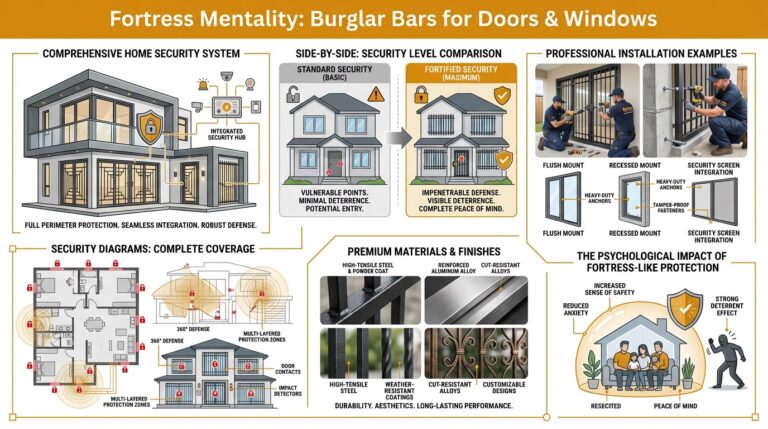 Fortress Mentality: Burglar Bars for Doors & Windows
