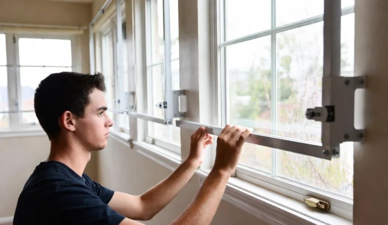 DIY Window Bar Installation