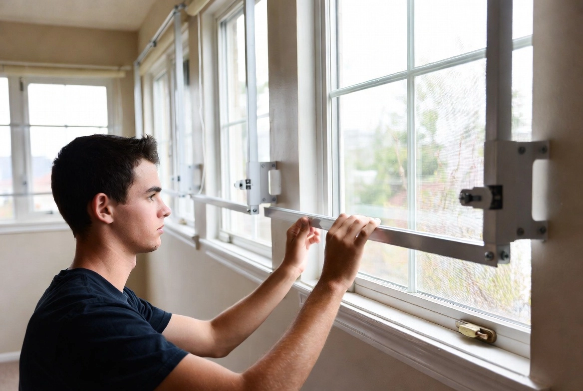 DIY Window Bar Installation